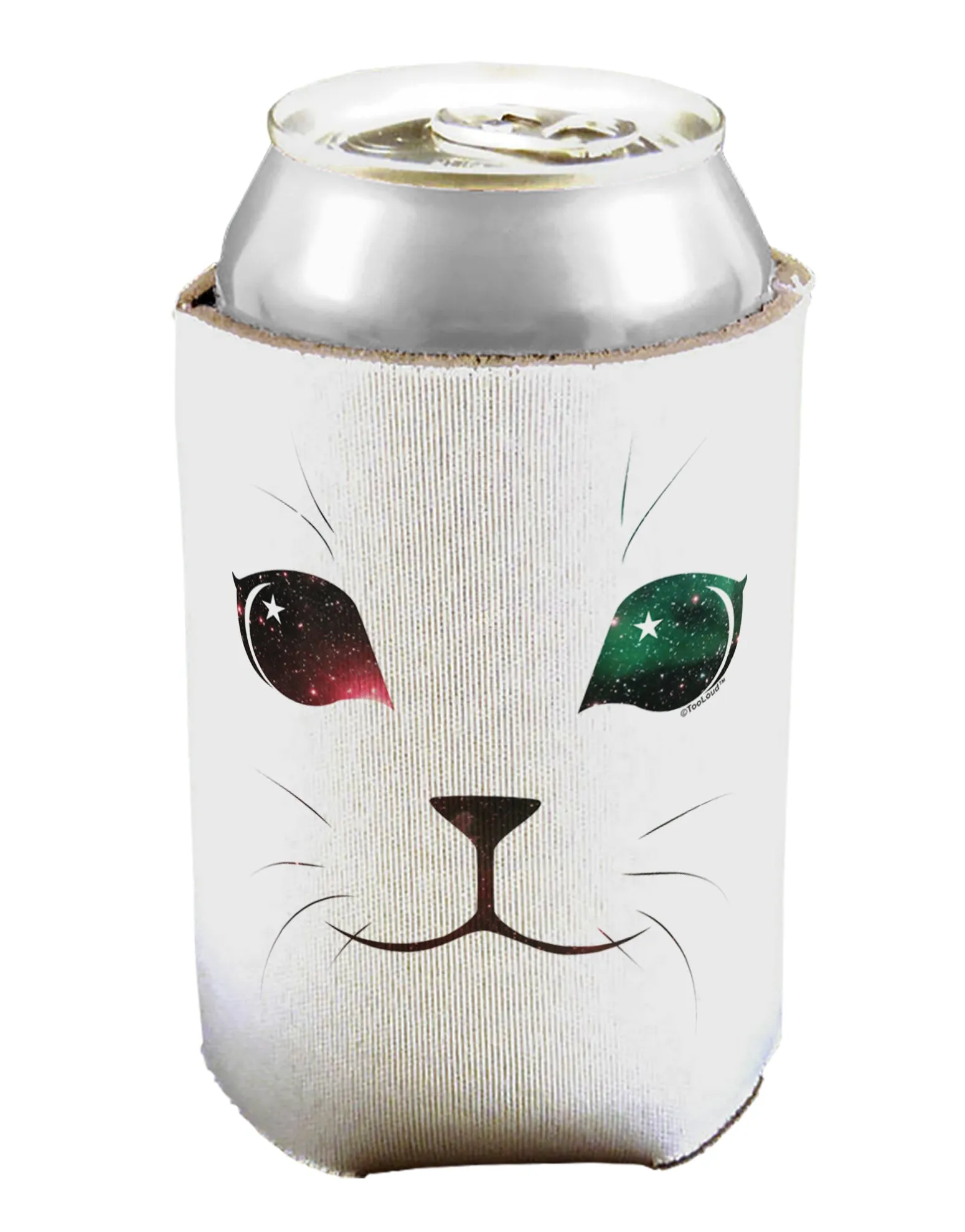 Adorable Space Cat Can / Bottle Insulator Coolers by TooLoud