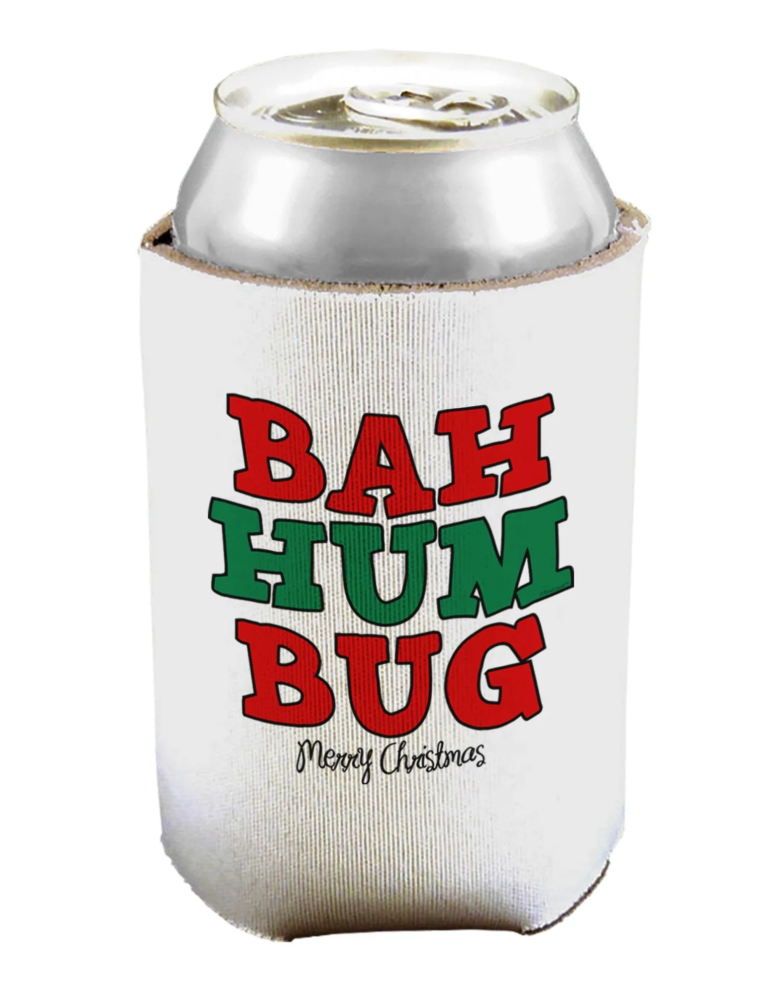 Bah Humbug Merry Christmas Can / Bottle Insulator Coolers