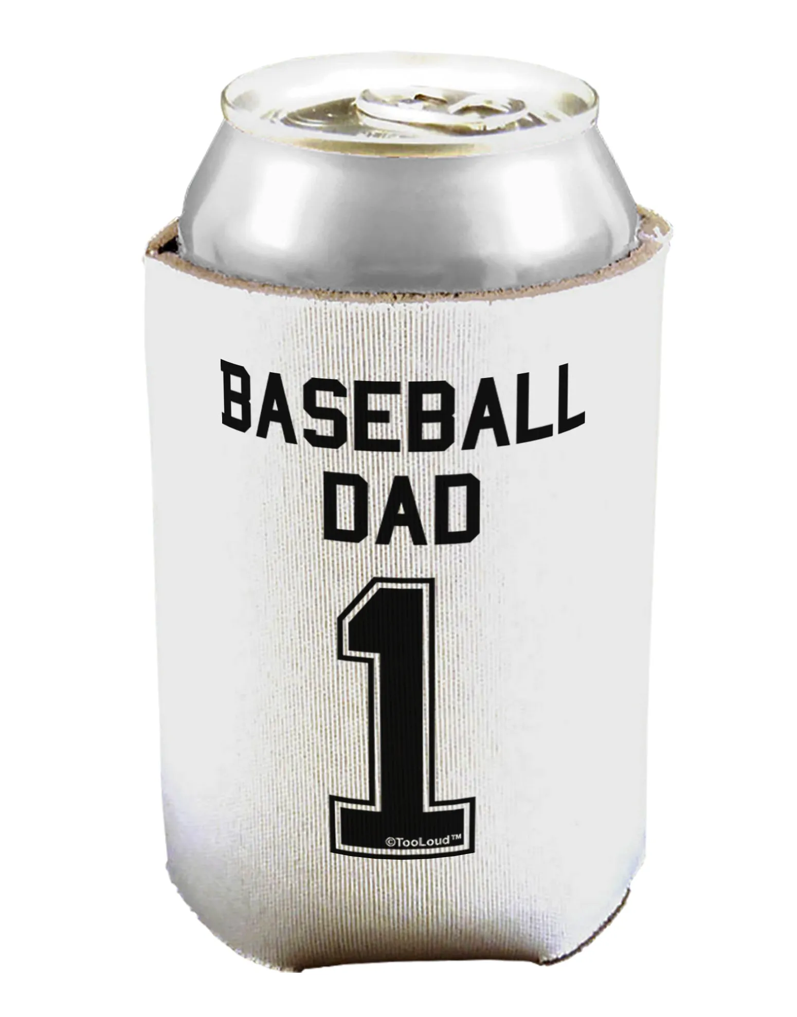 Baseball Dad Jersey Can / Bottle Insulator Coolers by TooLoud
