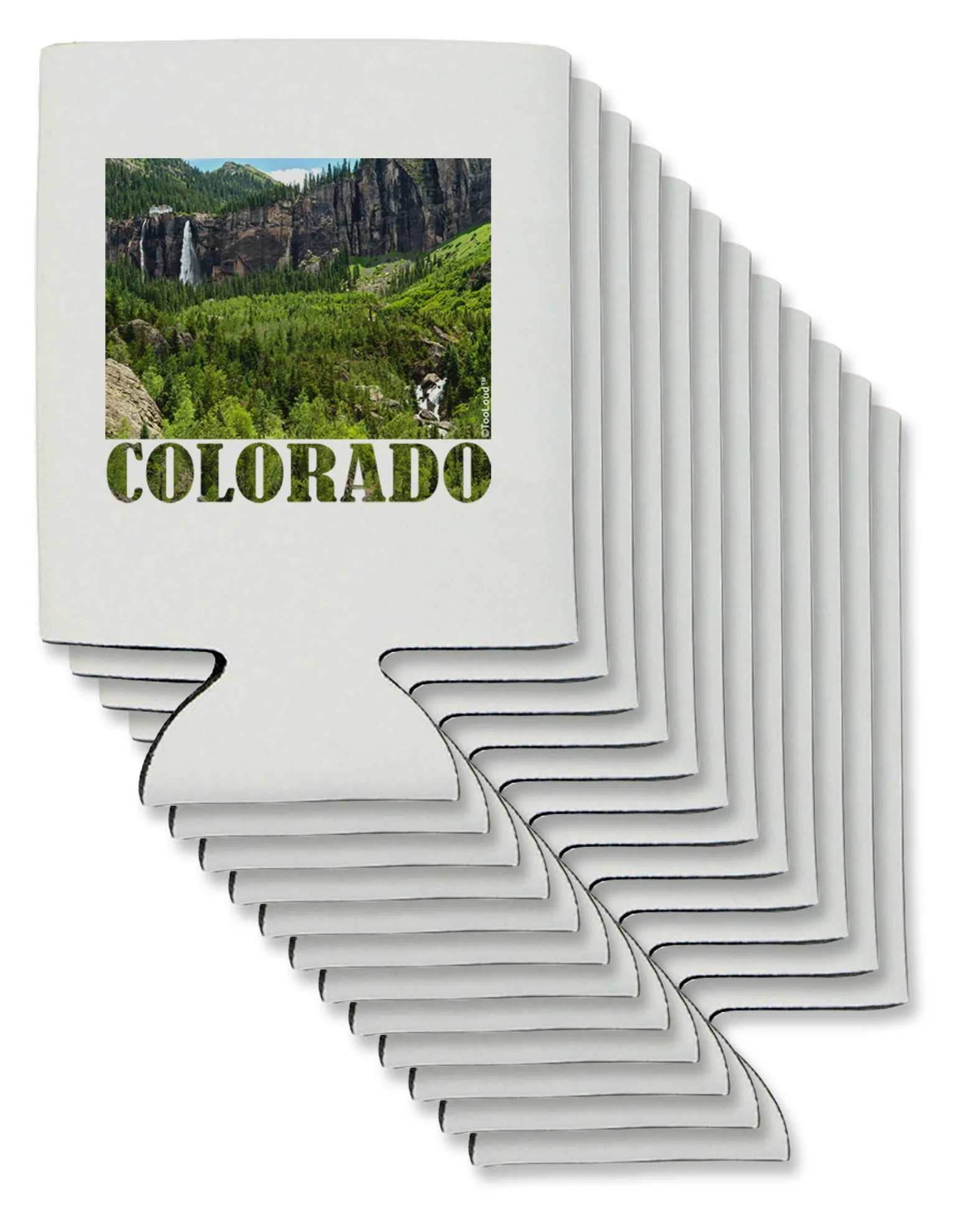 Beautiful Cliffs Colorado Can / Bottle Insulator Coolers by TooLoud