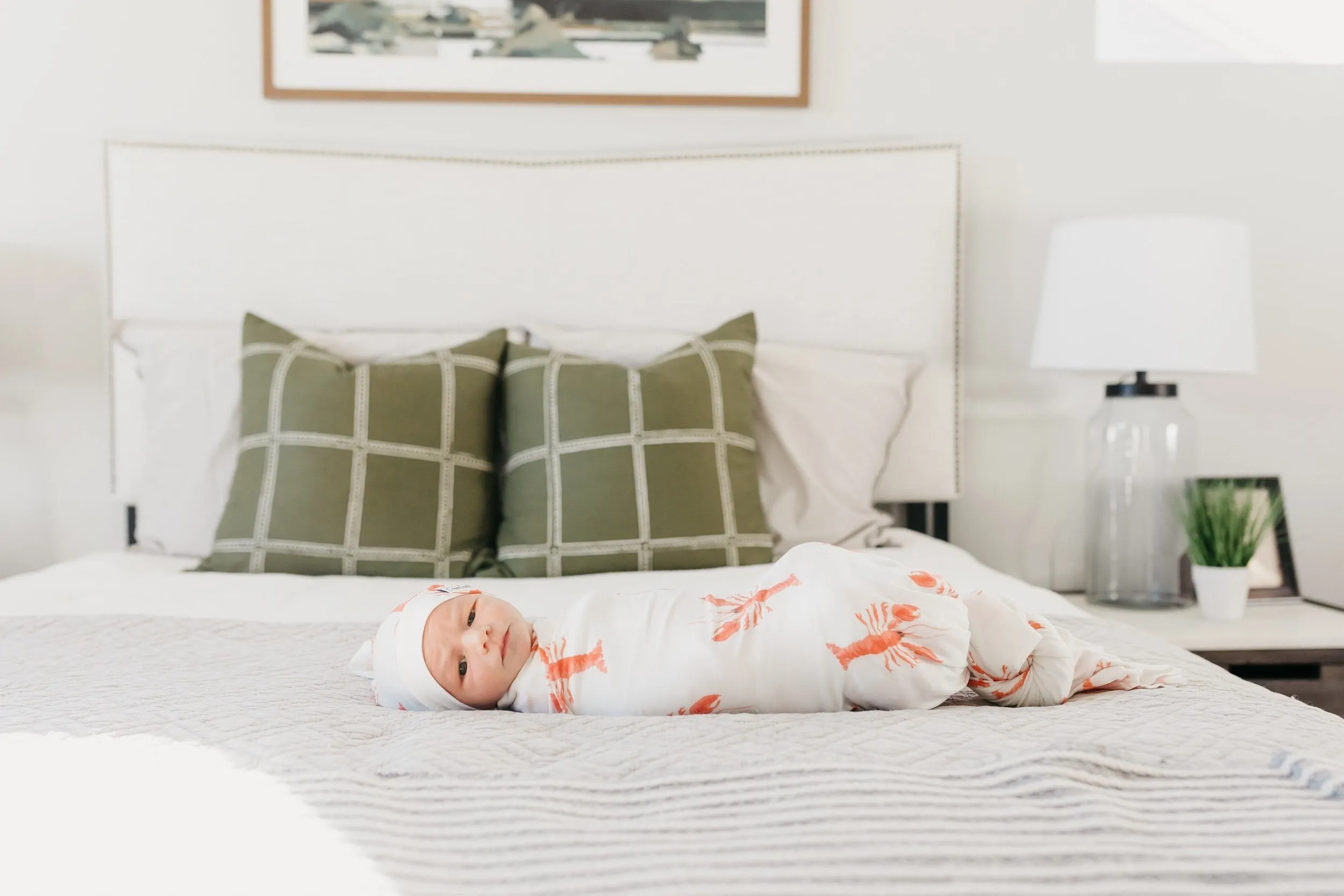 Copper Pearl Knit Swaddle Blanket | Skipper