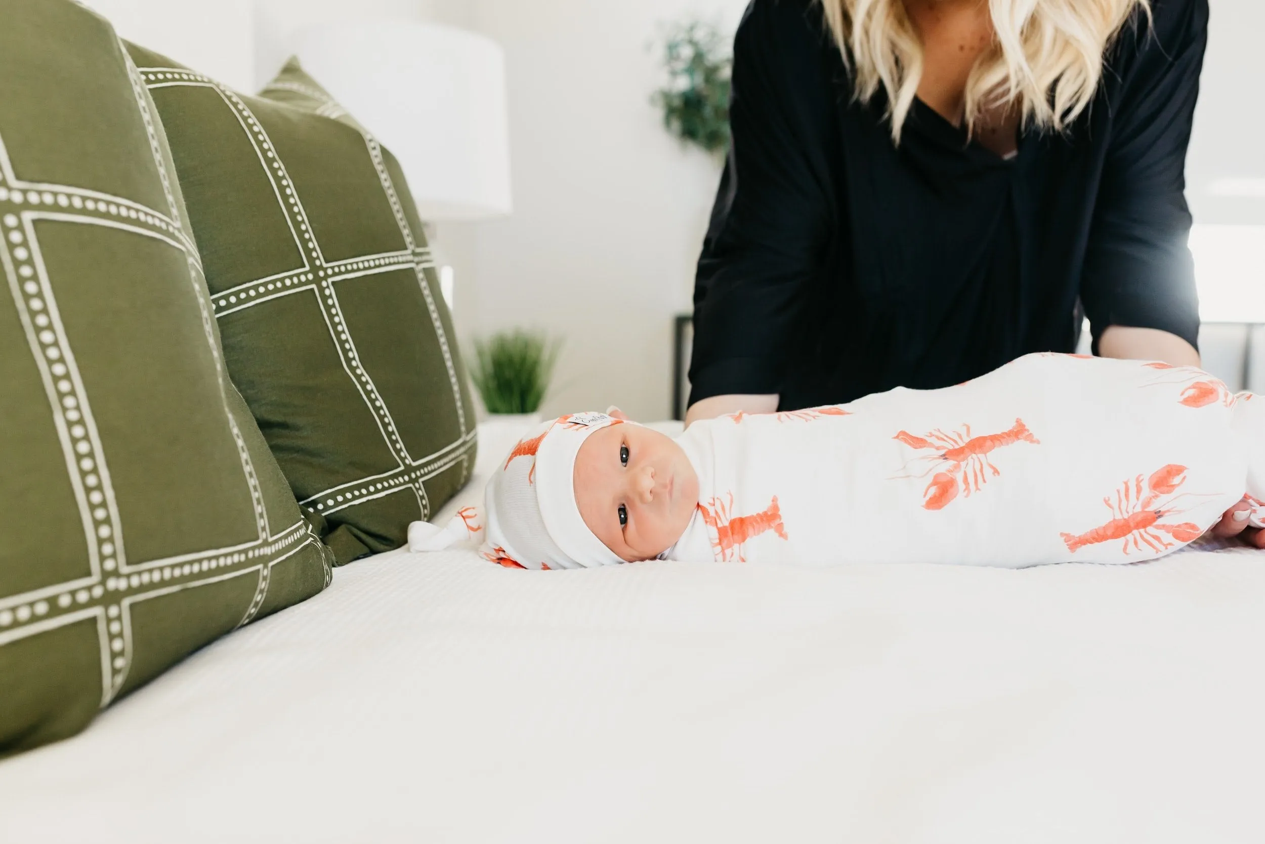 Copper Pearl Knit Swaddle Blanket | Skipper