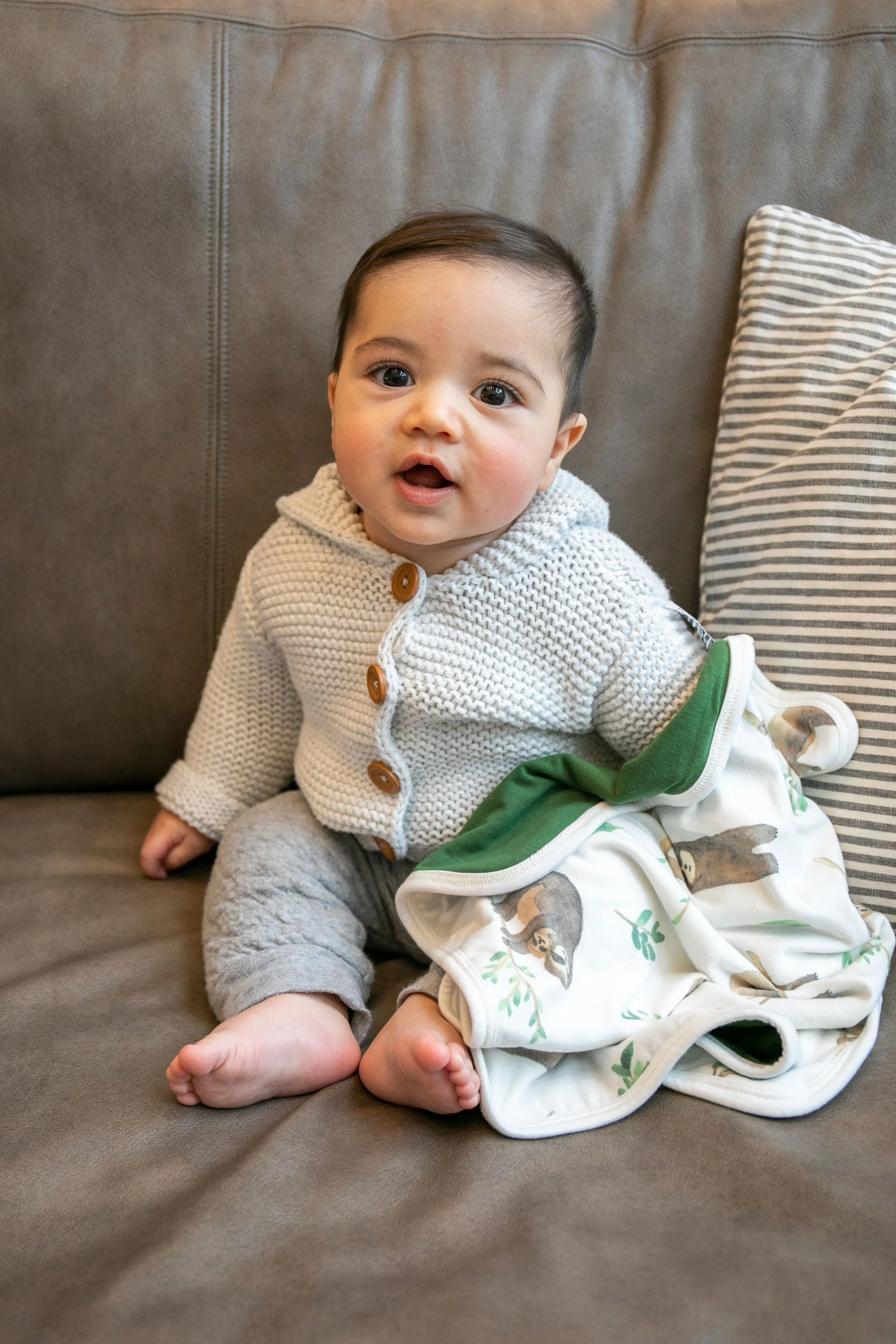 Copper Pearl Three-Layer Security Blanket Set | Noah