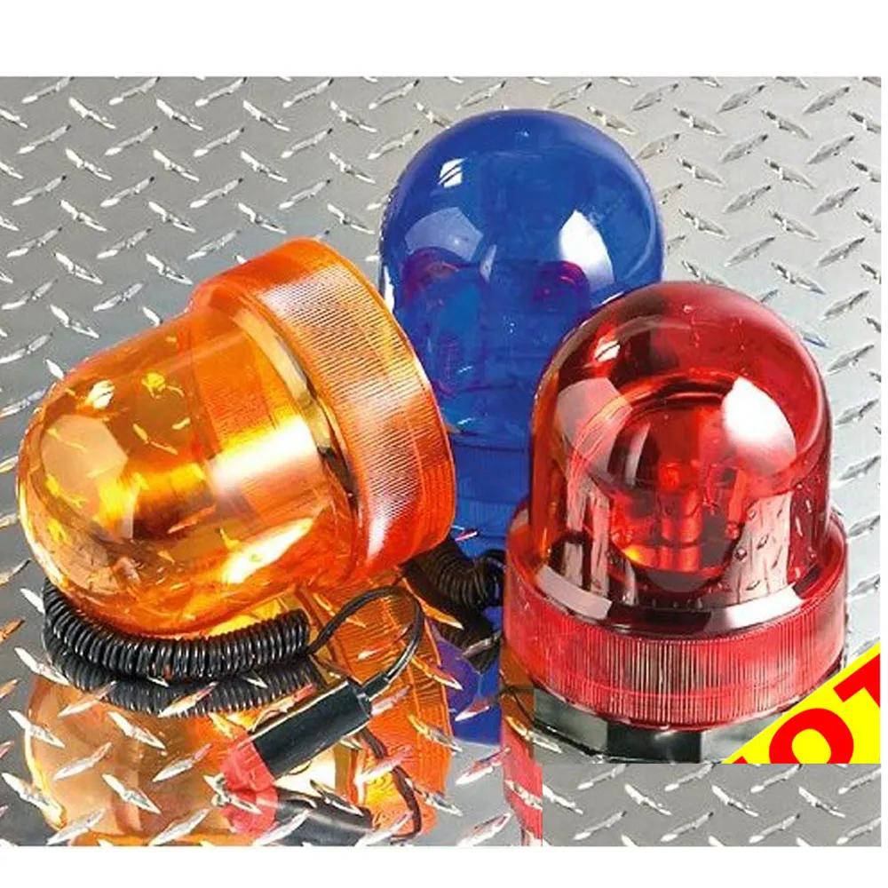 Emergency Lights 3-IN-1 Revolving Safety Warning Magnetic Base 12V Rotating Snow