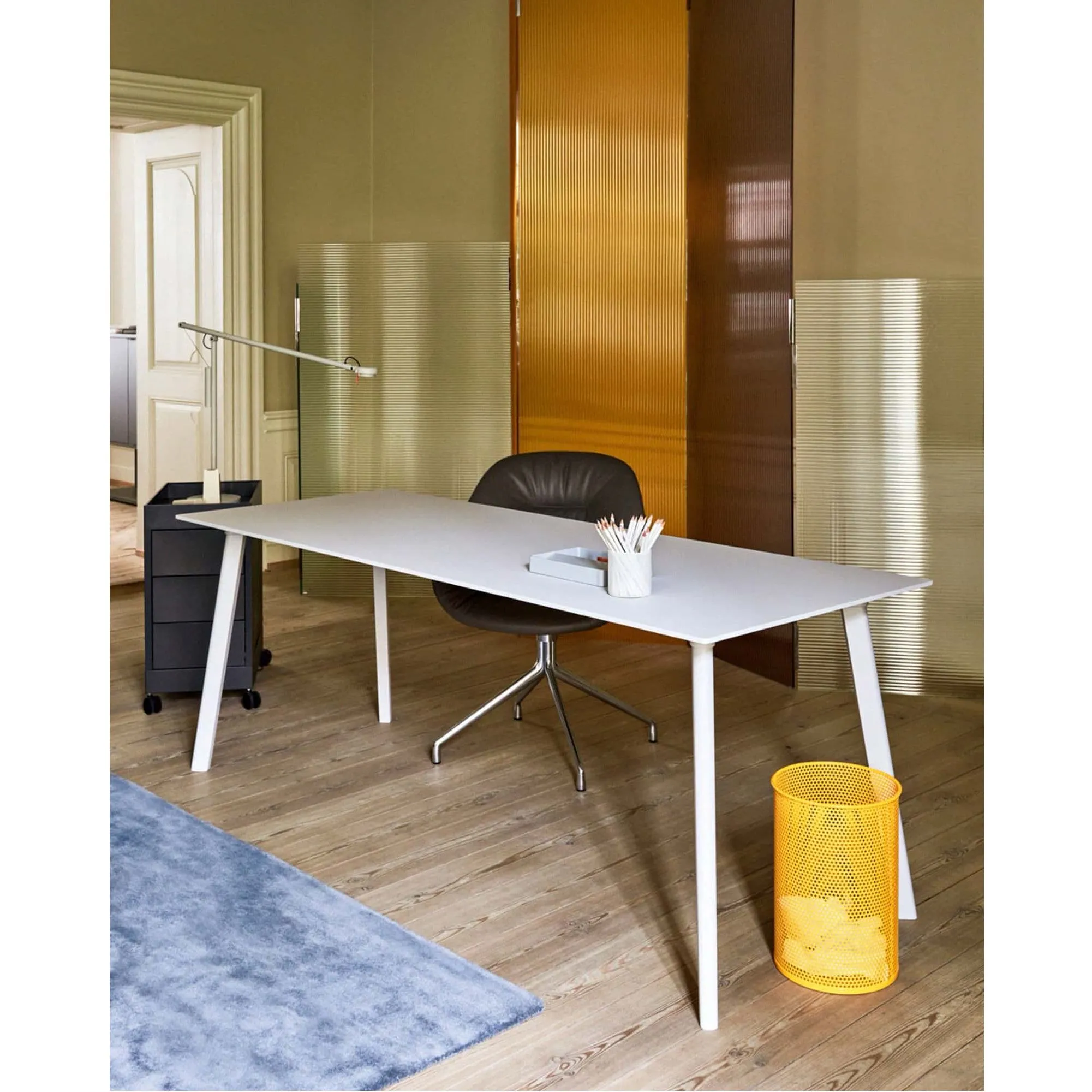 Hay Cph Deux 210 table L140xW75, stone grey