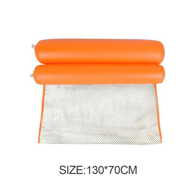 Inflatable Foldable Floating Row Swimming Pool Water Hammock Air Mattresses Bed Beach Water Sports Lounger Chair Bed