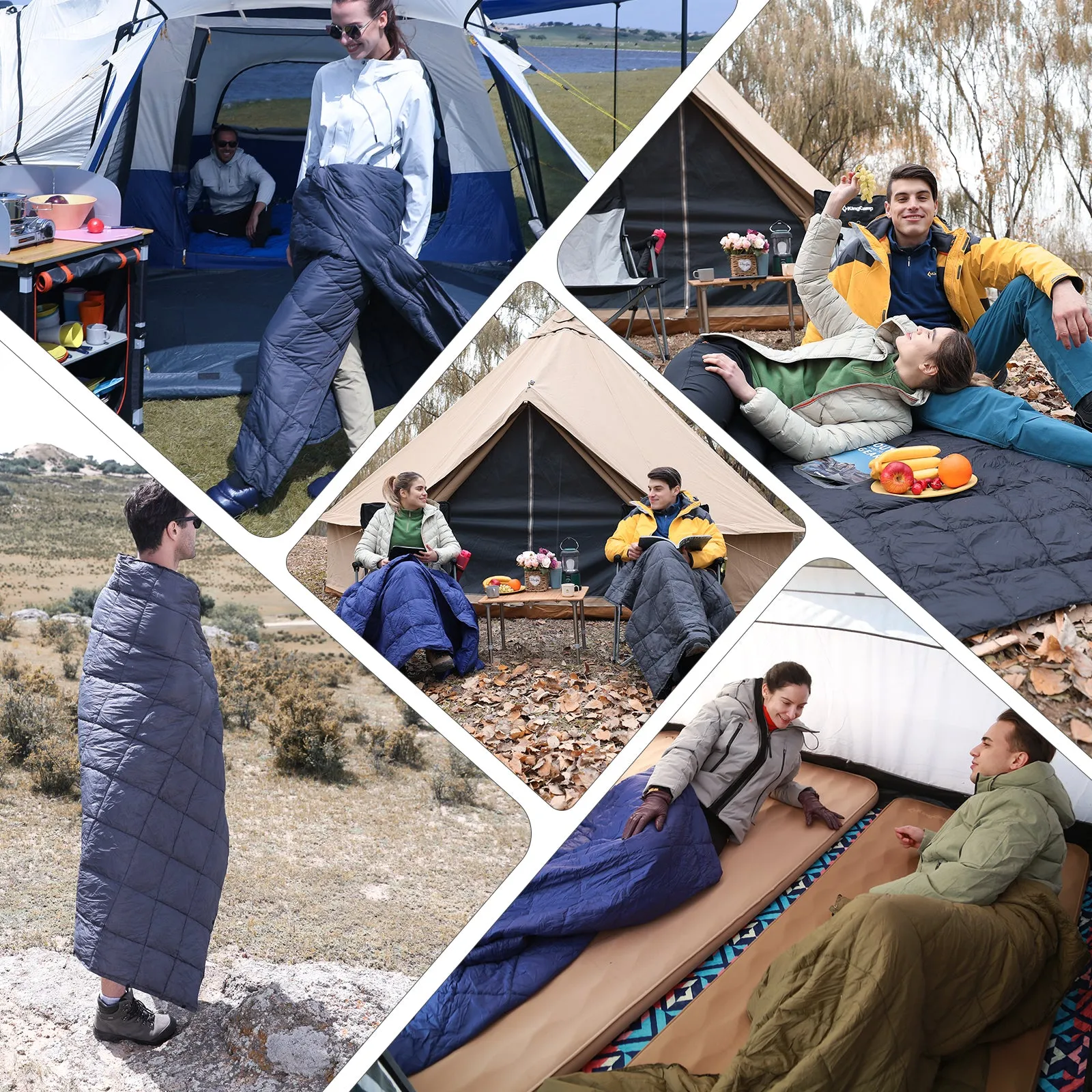 KingCamp 620 FP Lightweight Packable Camping Blanket