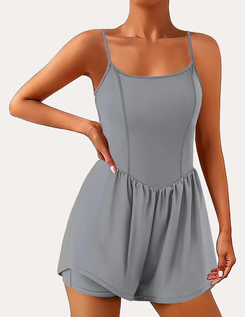 Summer Athletic Shorts Jumpsuit (US Only)