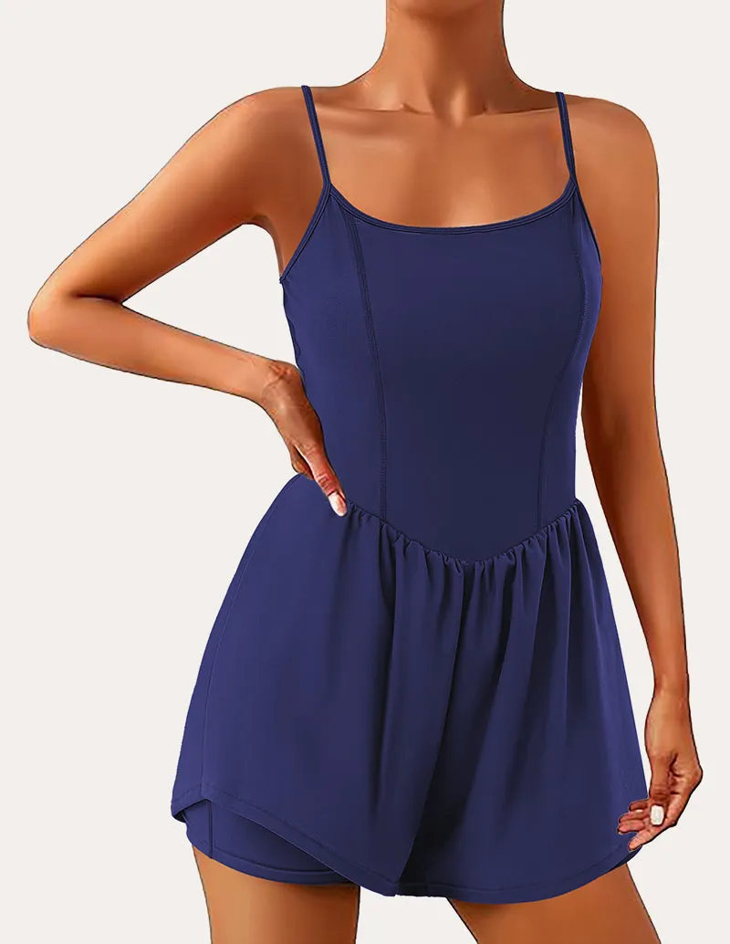Summer Athletic Shorts Jumpsuit (US Only)