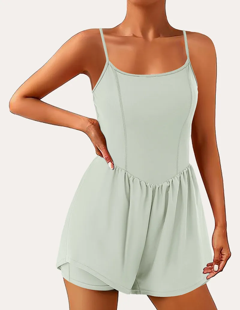 Summer Athletic Shorts Jumpsuit (US Only)