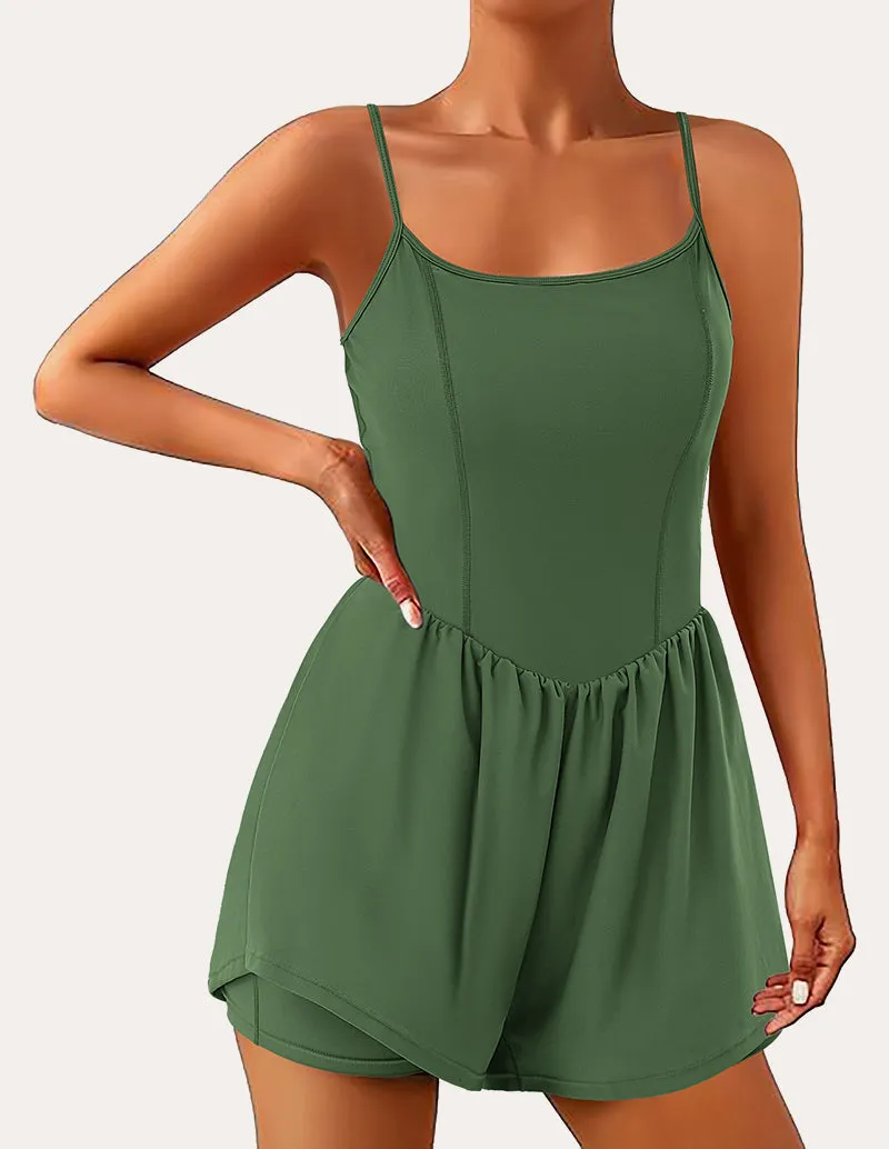Summer Athletic Shorts Jumpsuit (US Only)