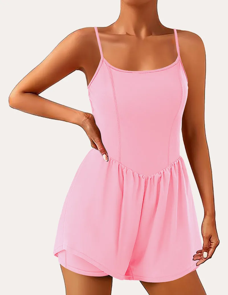 Summer Athletic Shorts Jumpsuit (US Only)
