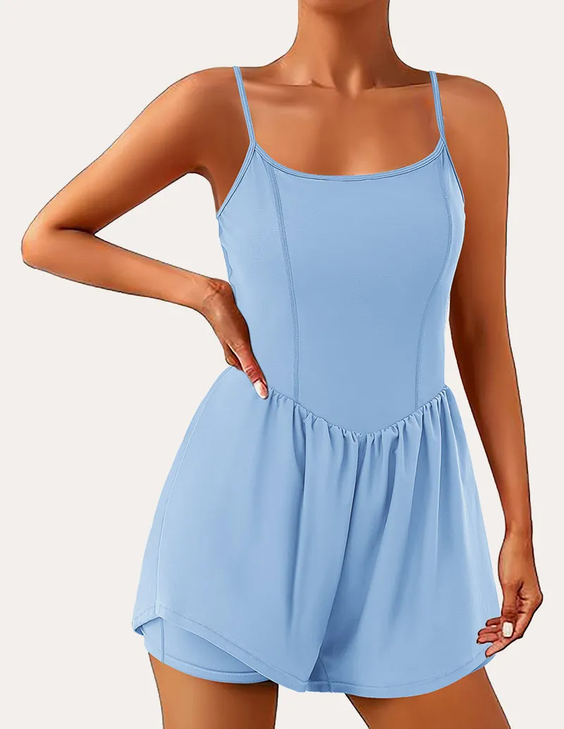 Summer Athletic Shorts Jumpsuit (US Only)