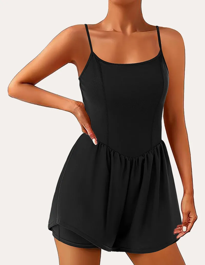 Summer Athletic Shorts Jumpsuit (US Only)
