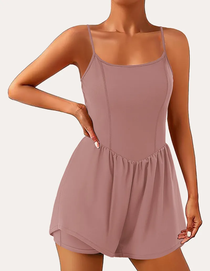 Summer Athletic Shorts Jumpsuit (US Only)