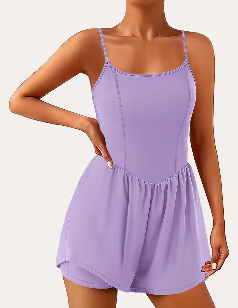 Summer Athletic Shorts Jumpsuit (US Only)