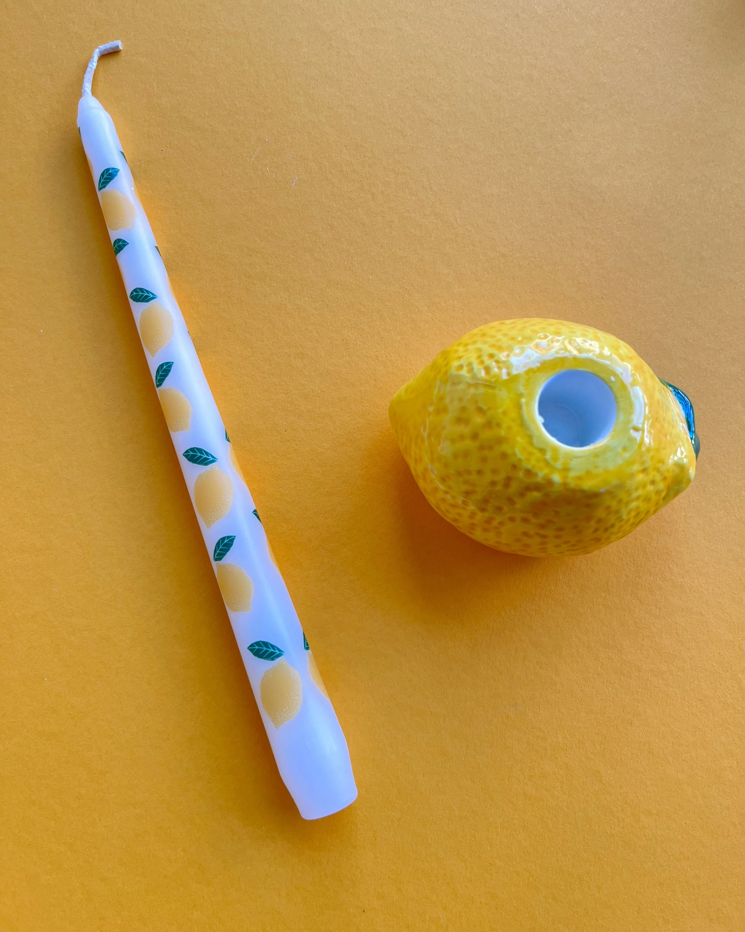 Talking Tables: Lemon Taper Candle