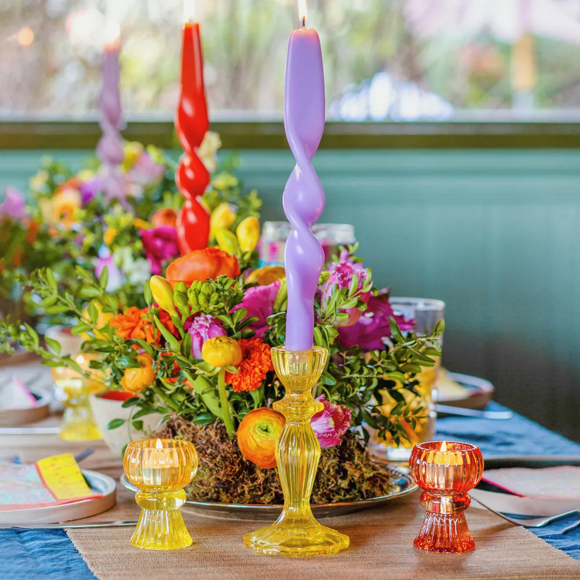 Talking Tables: Warm Glass Candle Holder
