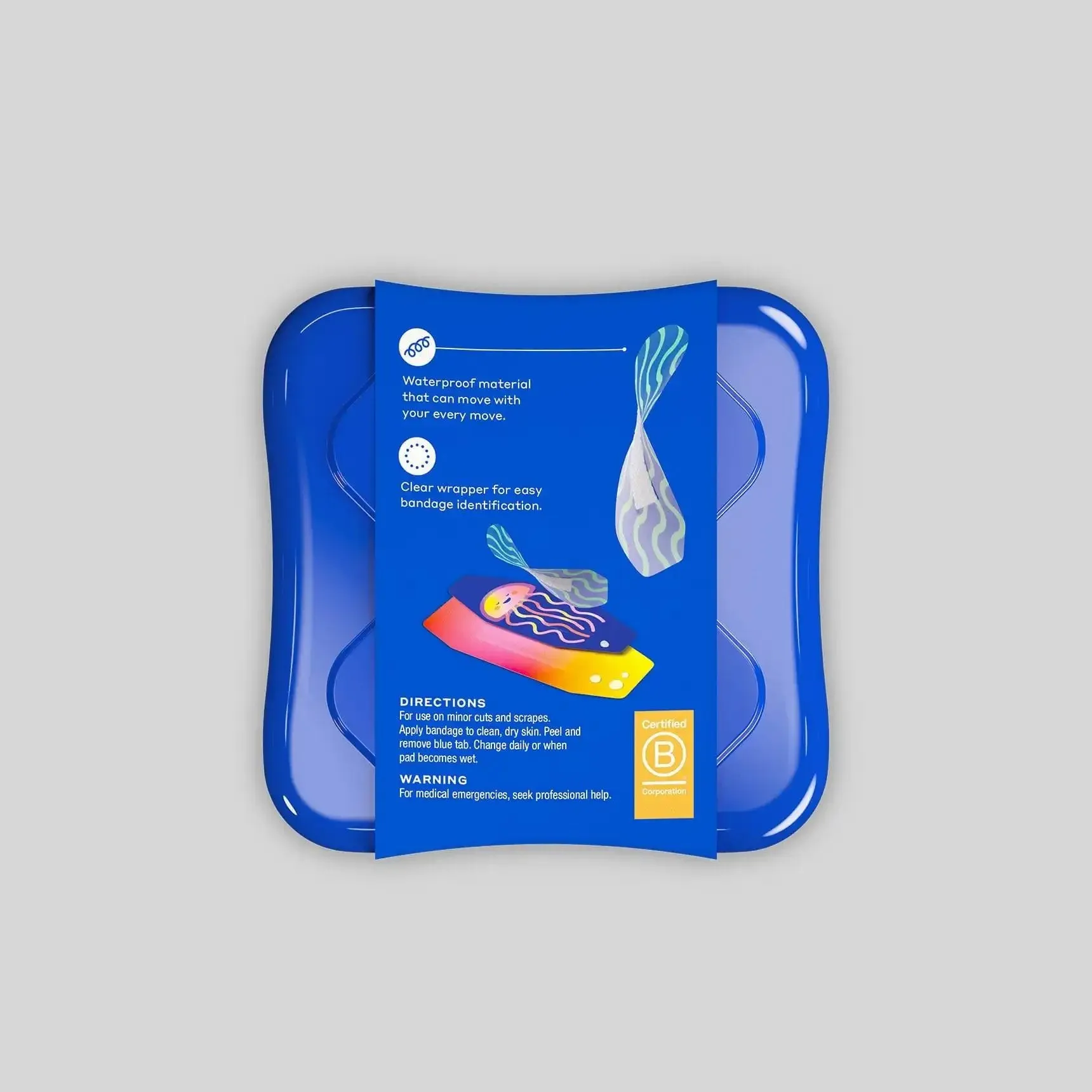 Welly Bandages  Assorted Waterproof Bandages Jellyfish badges