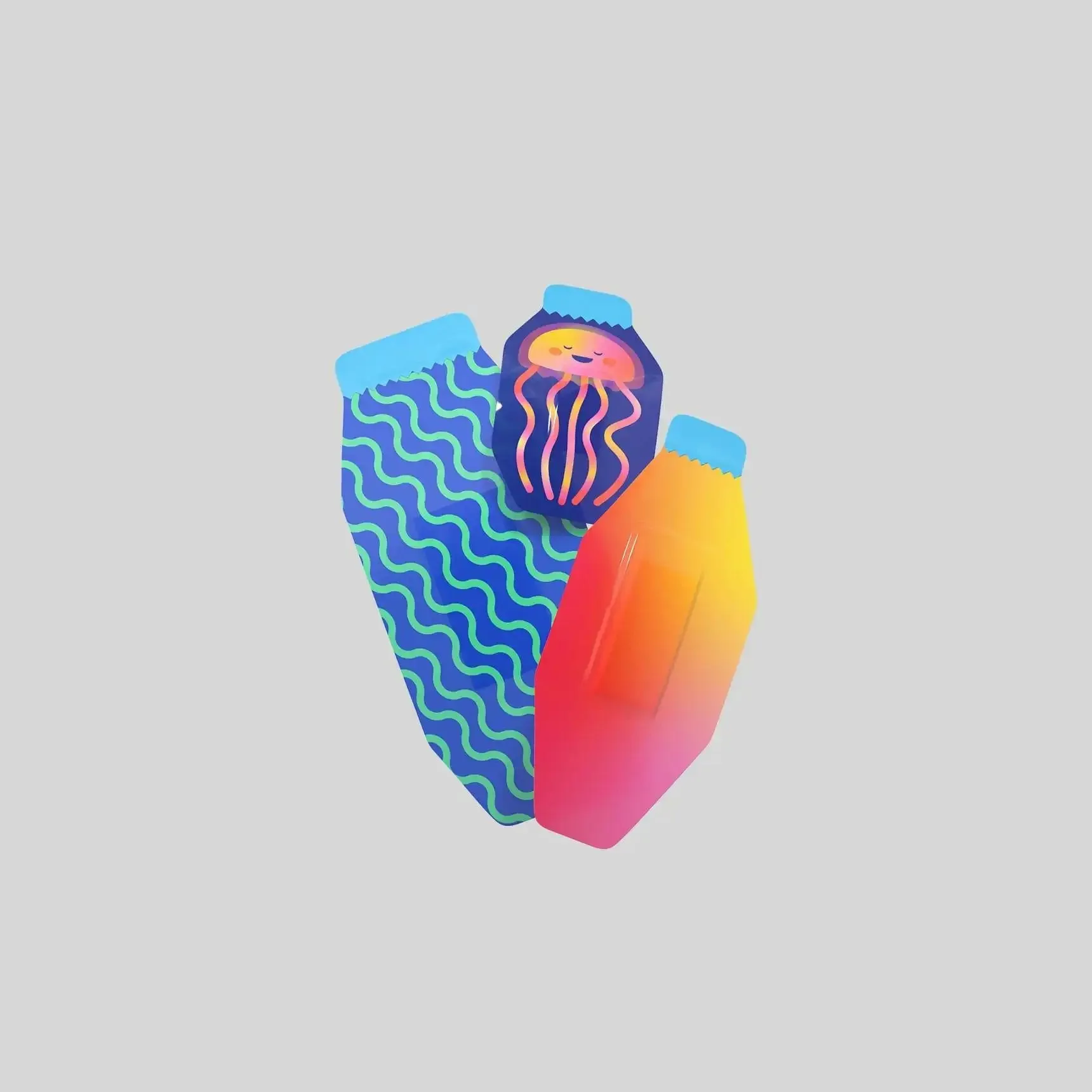 Welly Bandages  Assorted Waterproof Bandages Jellyfish badges